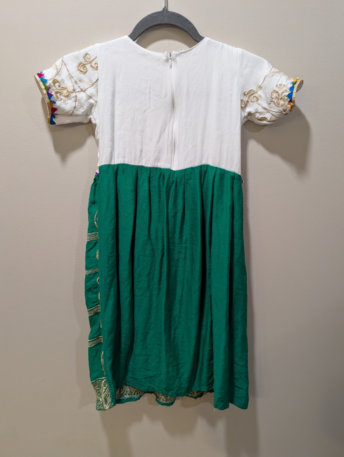Afghani Dress Traditional Afghan Dress Indian White Embroidery Handmade