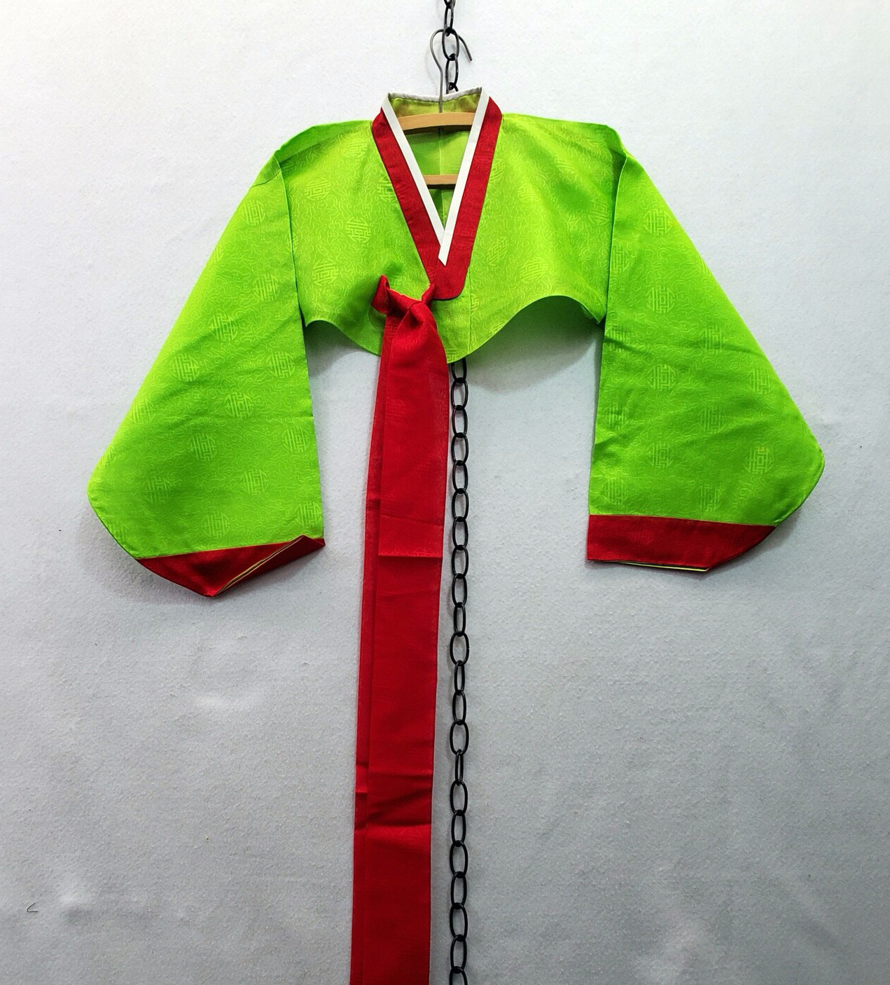 VTG Korean Full Womens Hanbok Traditional Formal Dress, 2 Chima Red Blue