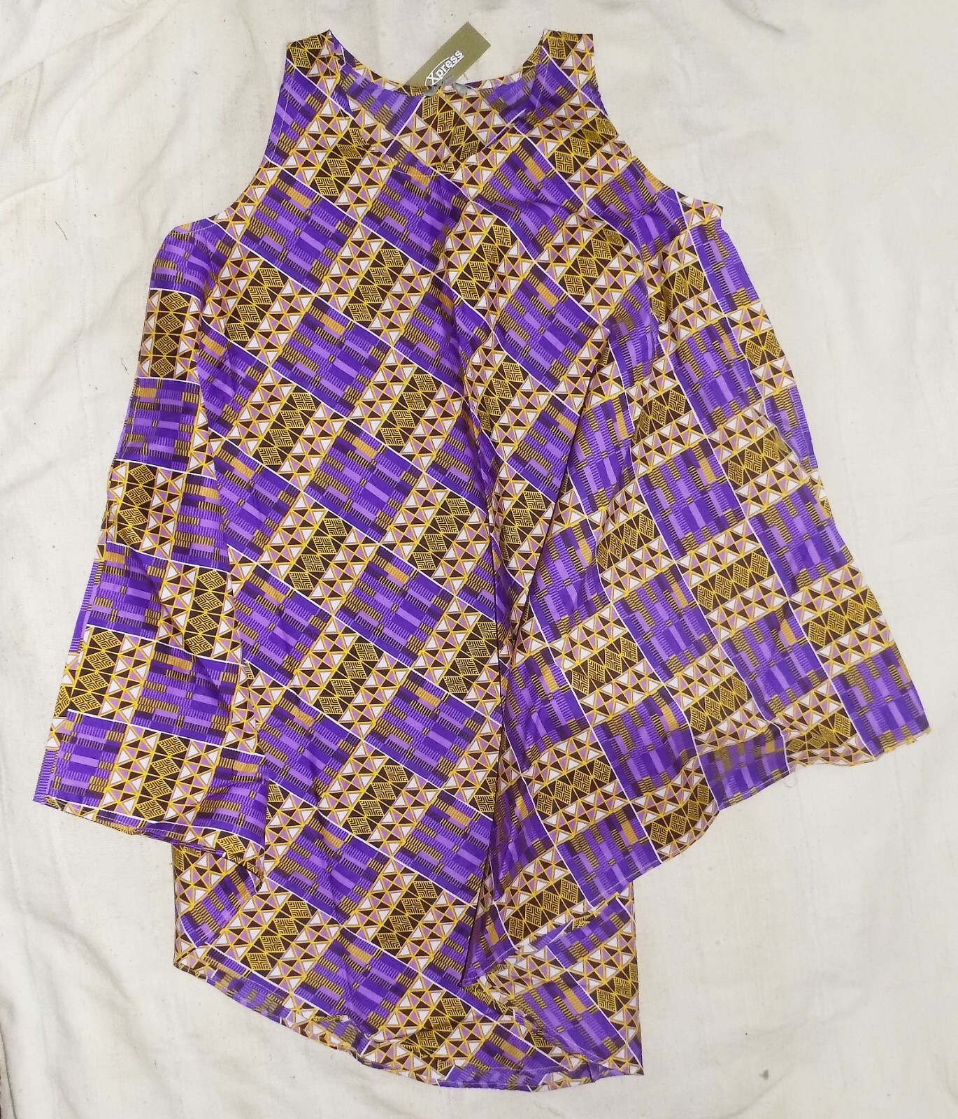 African Print Umbrella Dress or Top Royal Kente summer ethnic tribal ud10