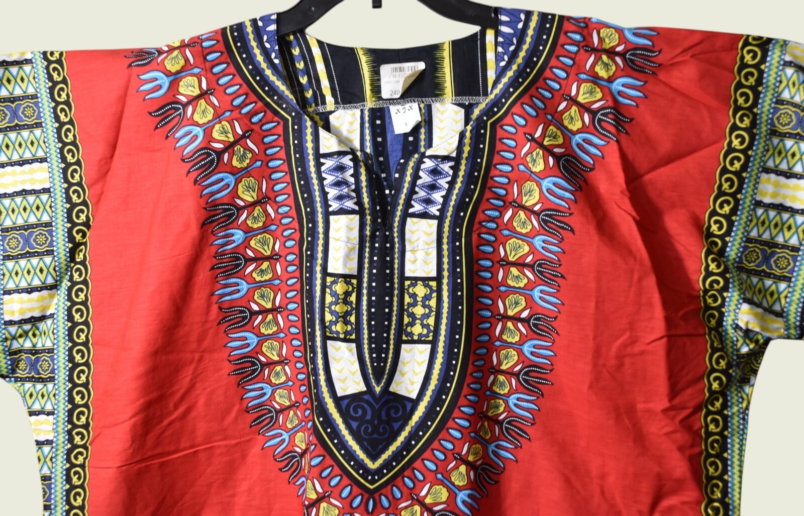 Madiba Tunic Jamaican African Inspired Dashiki Shirt Unisex “One Size” NWOT