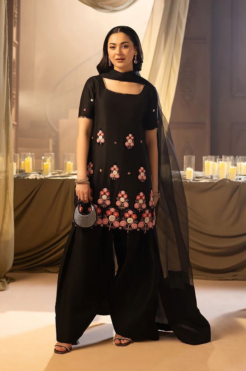 Pakistani Crap Silk Salwar Kameez Readymade Piece Suits Bollywood Wedding Party