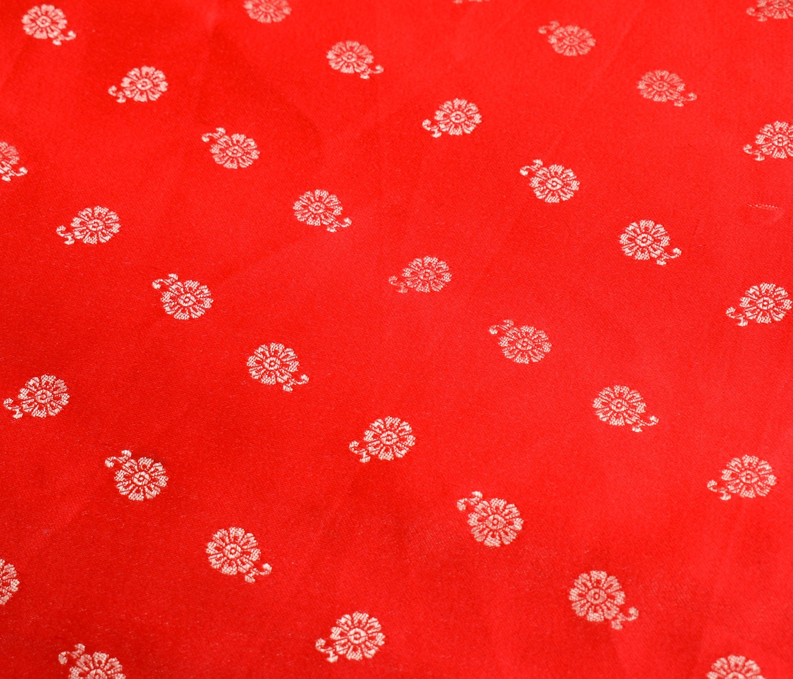 Sushila Vintage Heavy Saree Blend Satin Silk Banarasi Brocade Woven Sari Fabric