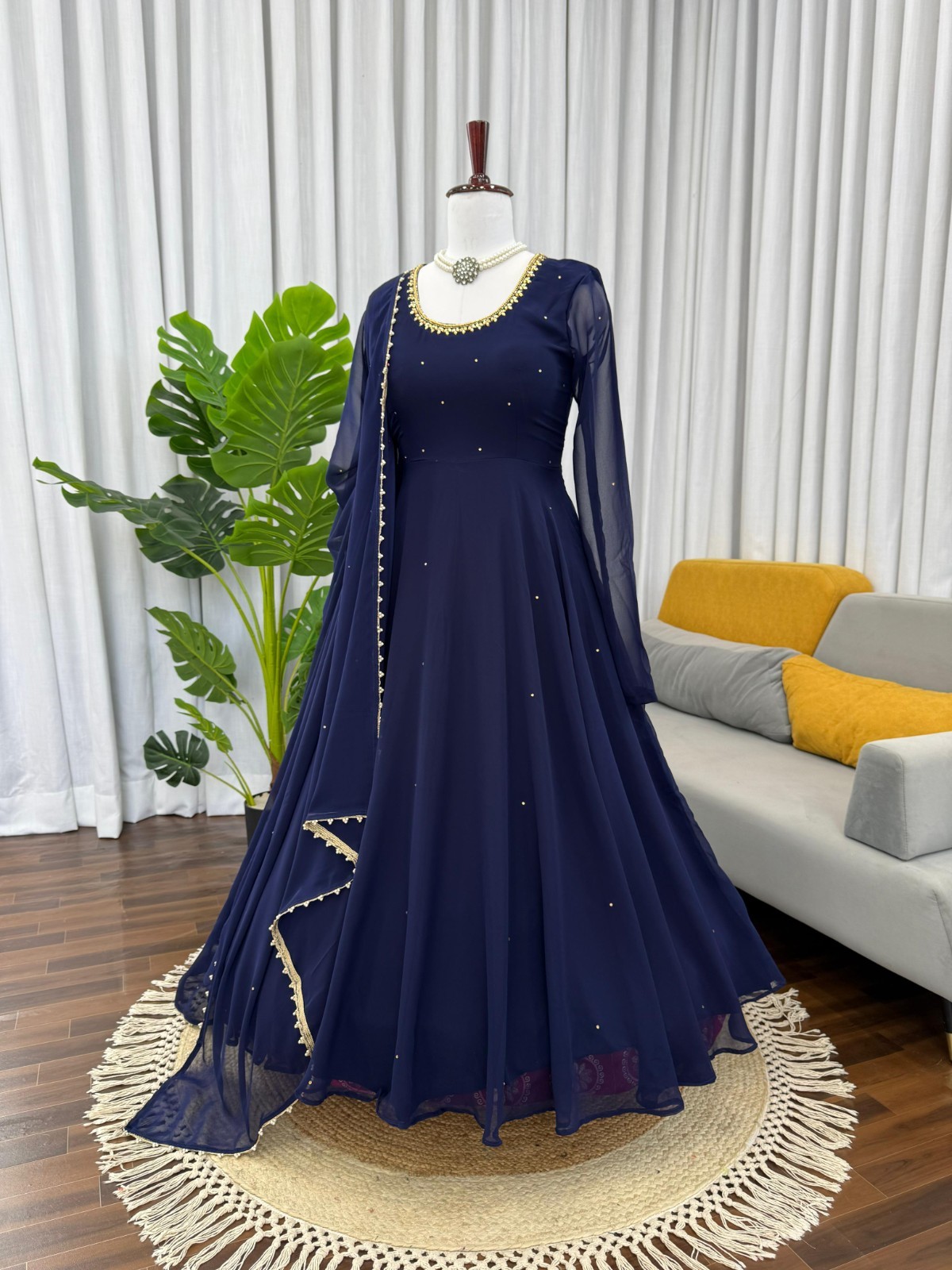 Party Wear Anarkali Gowns Salwar Kameez Pakistani Indian Wedding Dress Bollywood