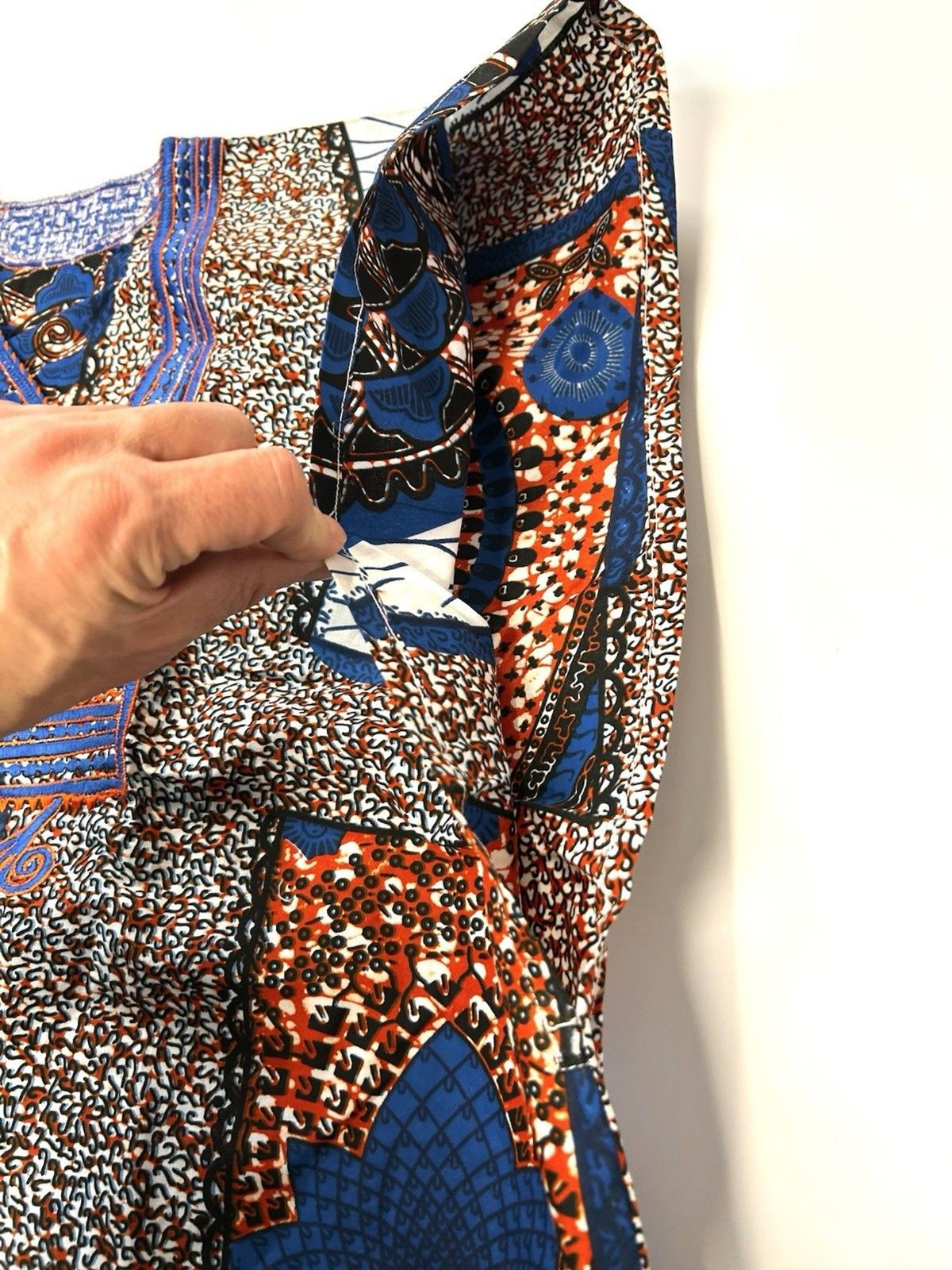 Adult African Wax Fabric Ankara Shirt No Size Check Measurements