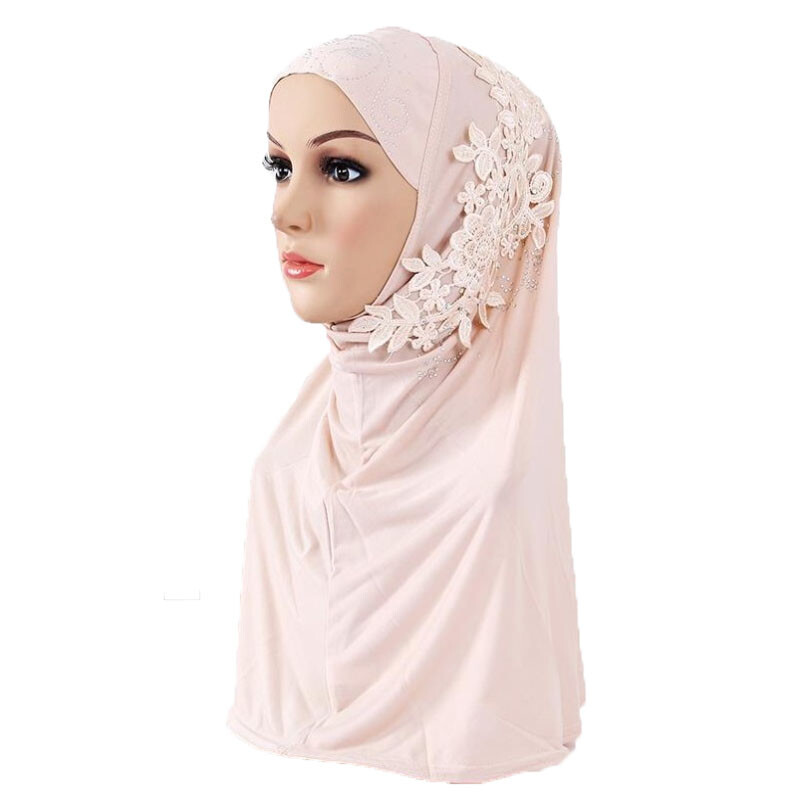 12Pcs One Piece Amira Scarf Women Hijab Muslim Shawl Wrap Stoles Headscarf Niqab