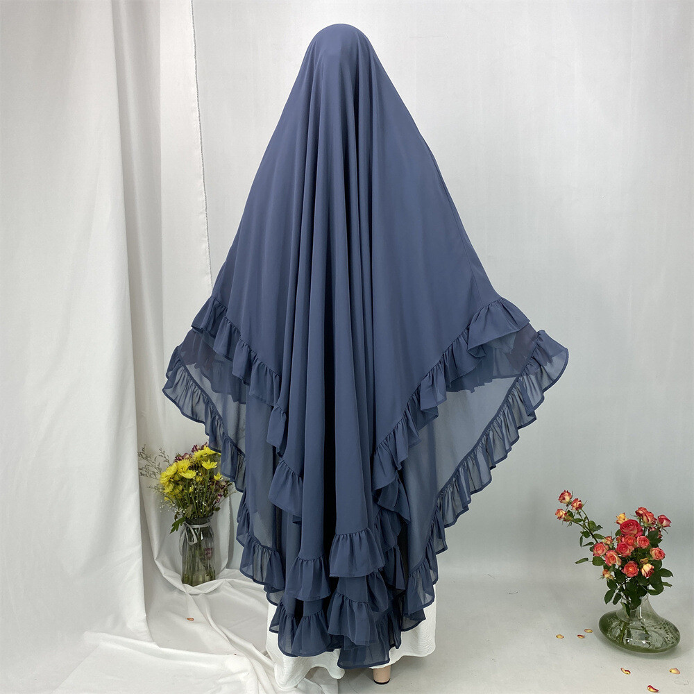 Overhead Niqab Women Muslim Large Hijab Islamic Prayer Niqab Kaftan Ramadan Top