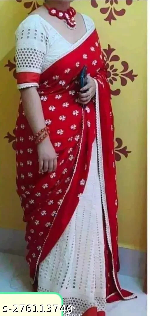 Women’s Cotton Saree Without Blouse