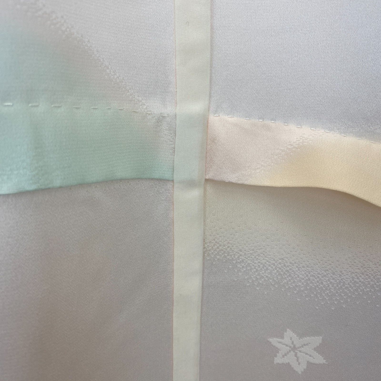 Japanese Vintage Kimono Juban Furisode Silk Pink Traditional Length 51 in