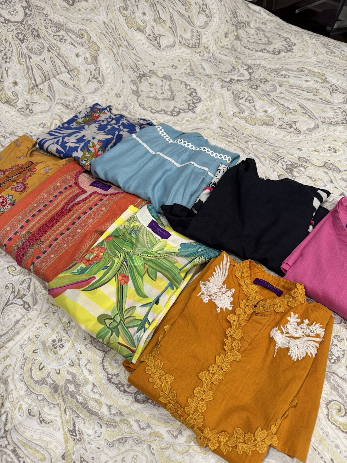 LOT SANA SAFINAZ KHAADI MARIA B SAPPHIRE ETHNIC GIRLS TEEN KURTA SALWAR KAMEEZ