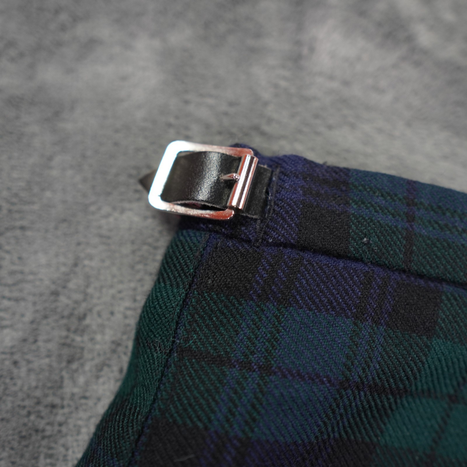 Cobra Kilt Wool Skirt Ireland Black Watch Tartan MacFarlane Brooch Dawson Bowman