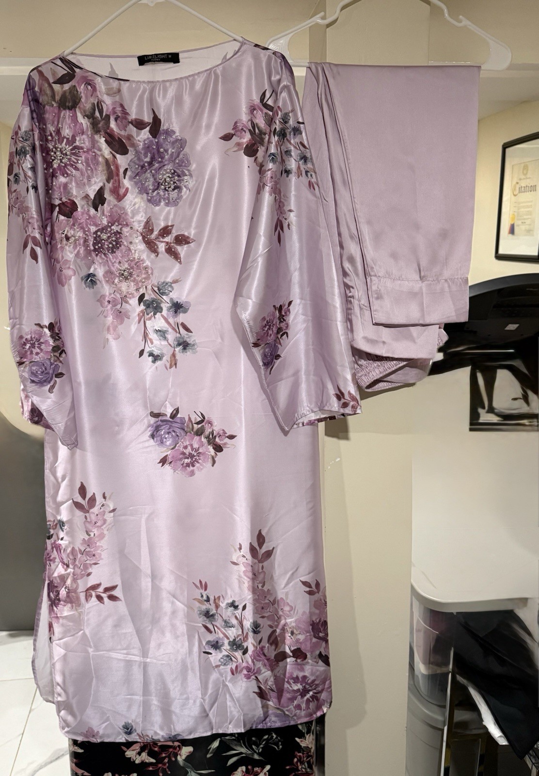 Pakistani/Indian Ready To Wear Party Silk Dress With Pants
