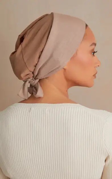 Women’s MeshCotton Tie Back bonnet Hijab Under-cap Islamic under-scarf Hijab Cap
