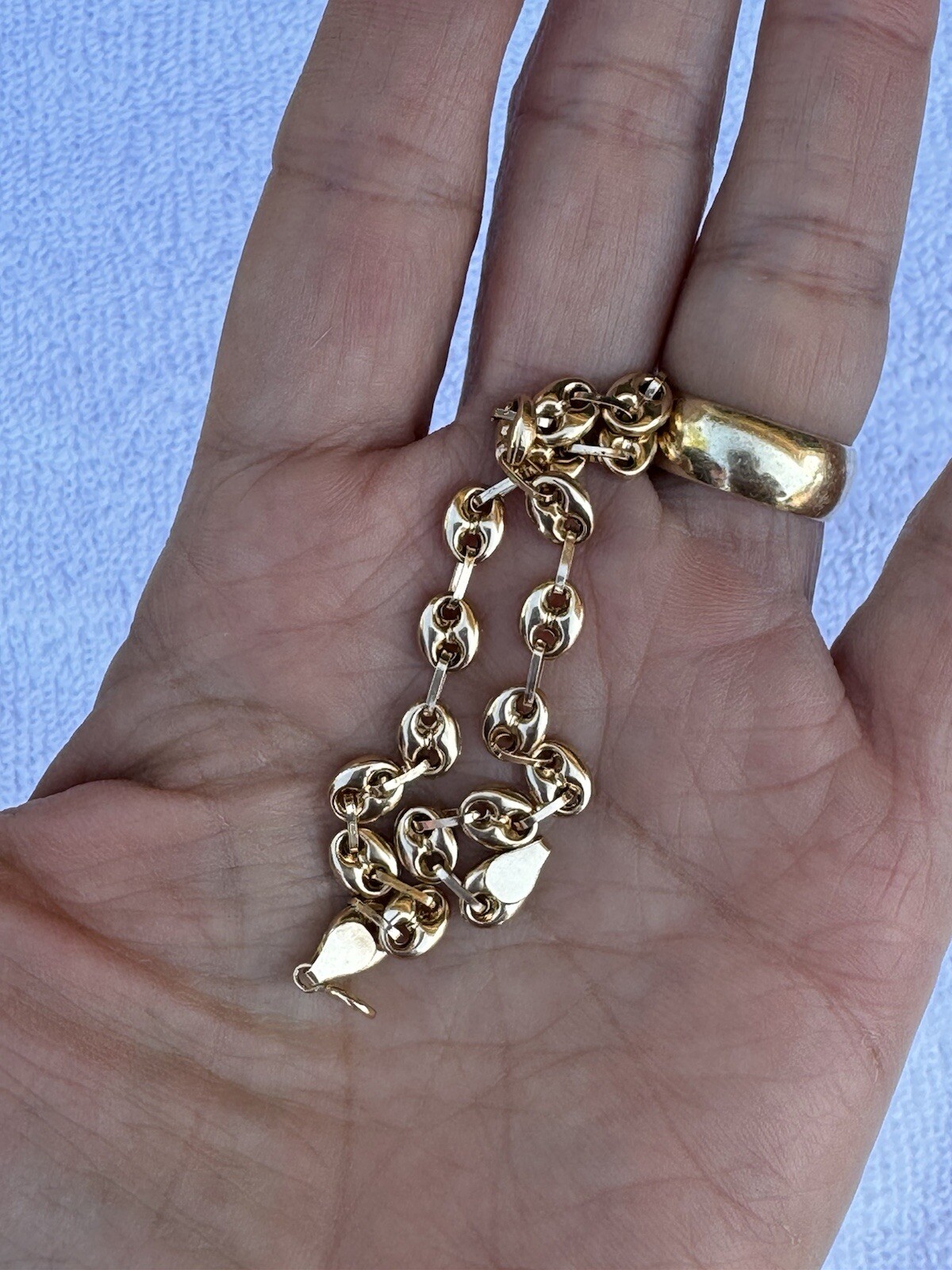 Bracelet 18k Yellow Gold /Bracelet 18k Gold /pulsera Oro 18k /$1200 Each