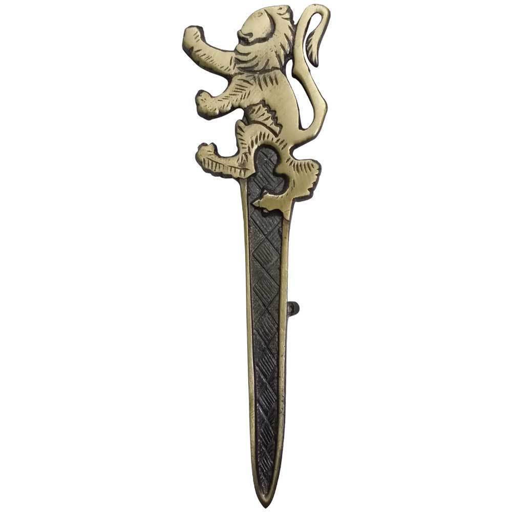 Kilt Pins Lion Rampant Traditional Classic Antique Finish High Quality 4″ AAR