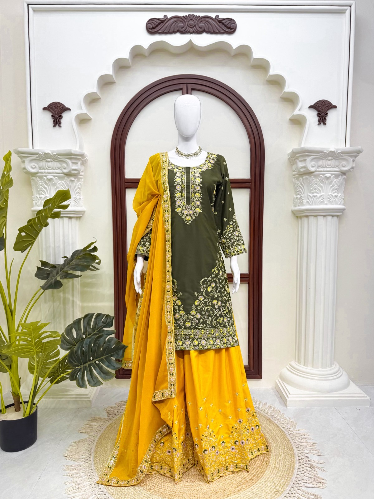 SALWAR KAMEEZ PAKISTANI INDIAN WEDDING PARTY WEAR DRESS BOLLYWOOD SUIT SHARARA