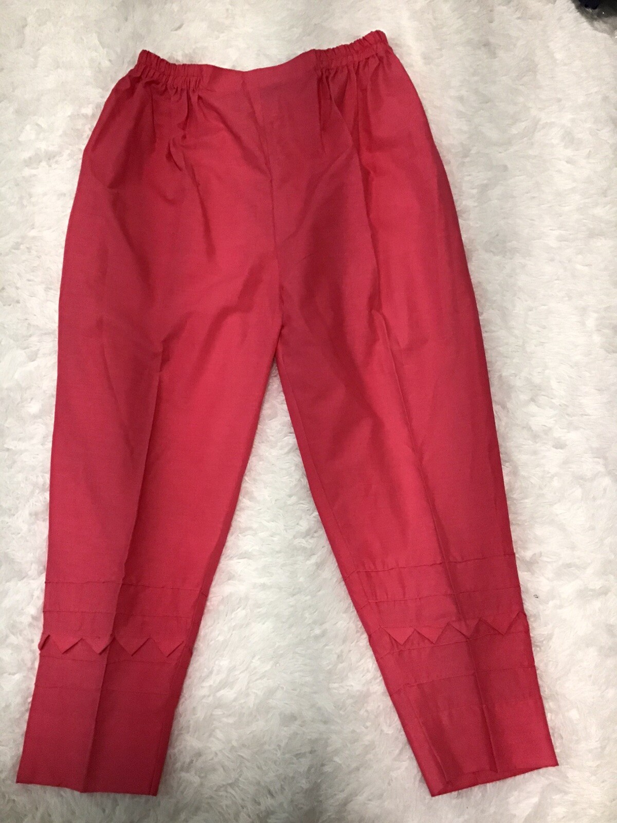 Ethnic Trendy Loose Cotton Cig Pant Salwar Medium