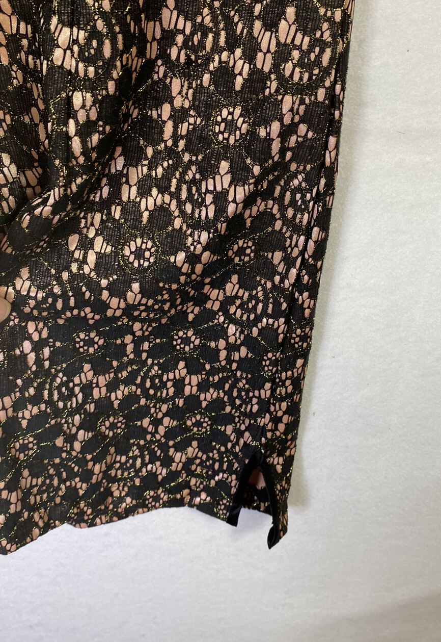 Chinese Fengmeisi Black Lace Dress Exotic XL