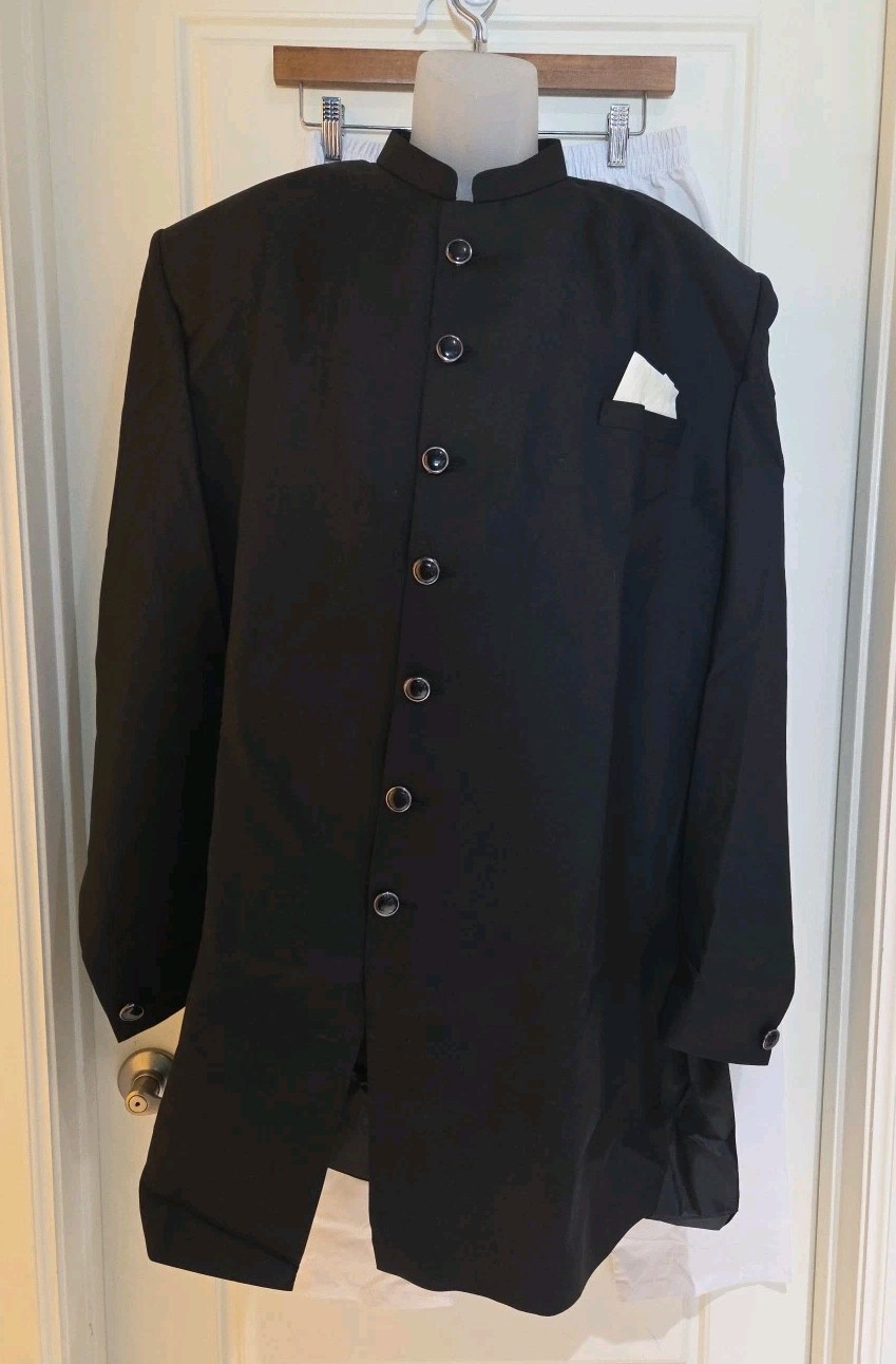 Elina fashion Men’s Bandhgala Jodhpuri Nehru Jacket Waistcoat With Pant