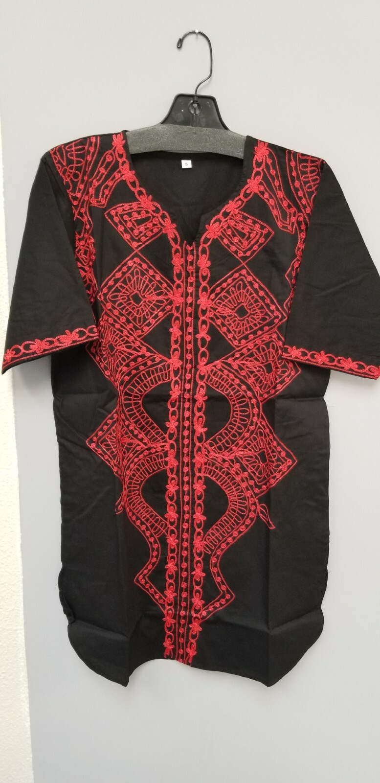 African clothing for men-Dashiki S-7X black