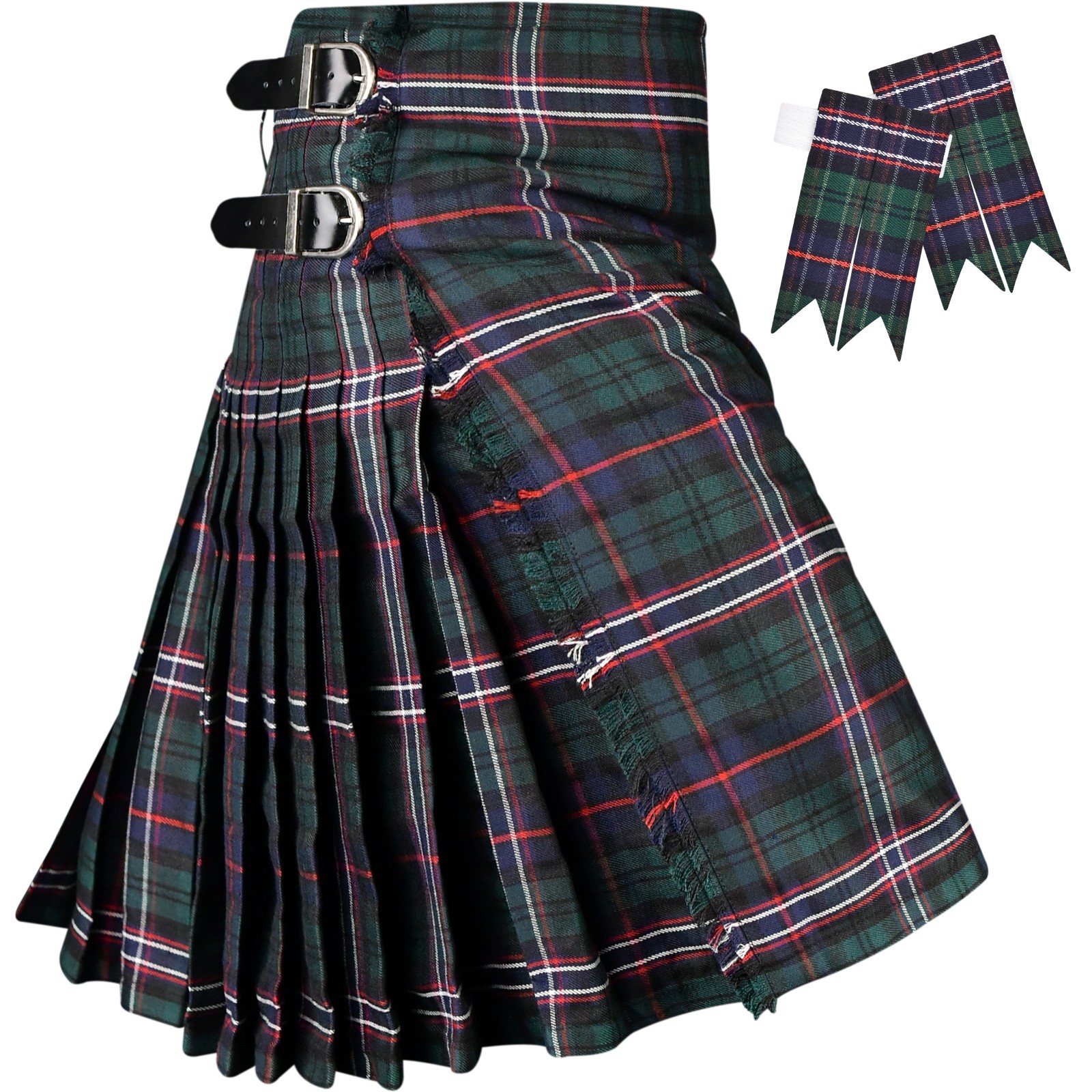 Kilt for Men – 16oz Traditional Scottish Tartan, 5 Yards Premium Acrylic Kilt