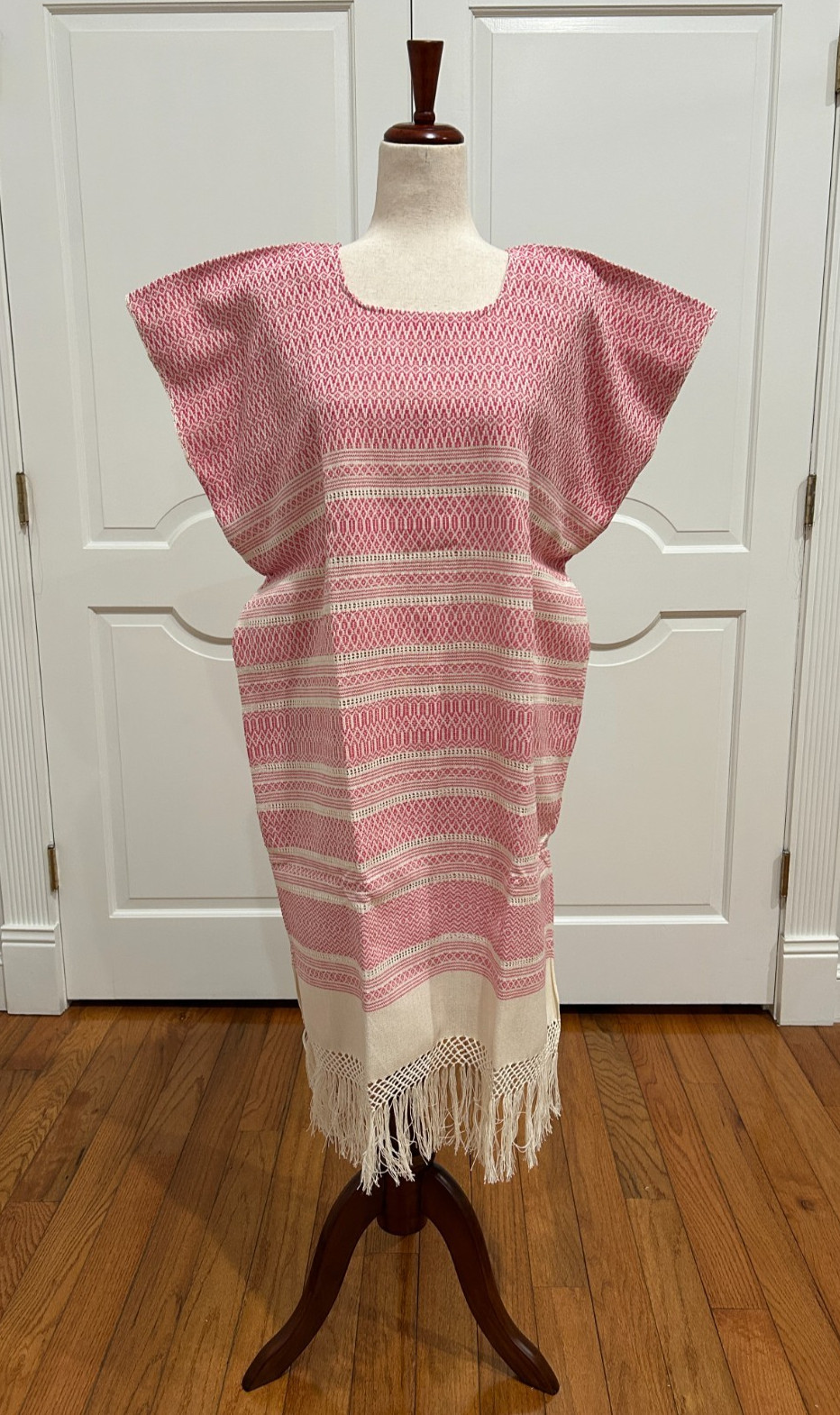 One of a Kind Pedal loom Mexican Dress! Summer Dress! Huipil style!