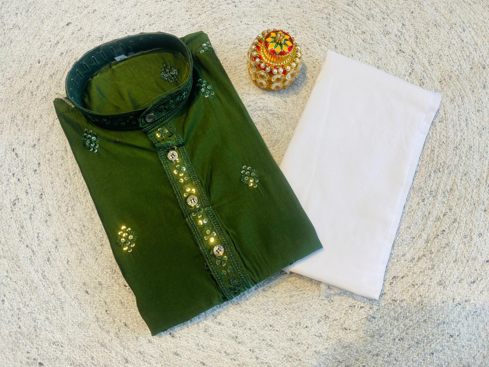 Casual Fancy Designer Party Wear For Mens Bollywood Wedding Kurta Pajama Set