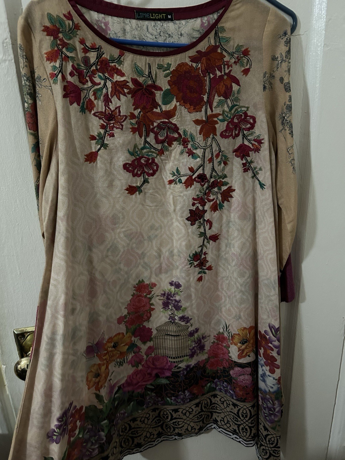 Limelight Pakistani Embroidered Shirt