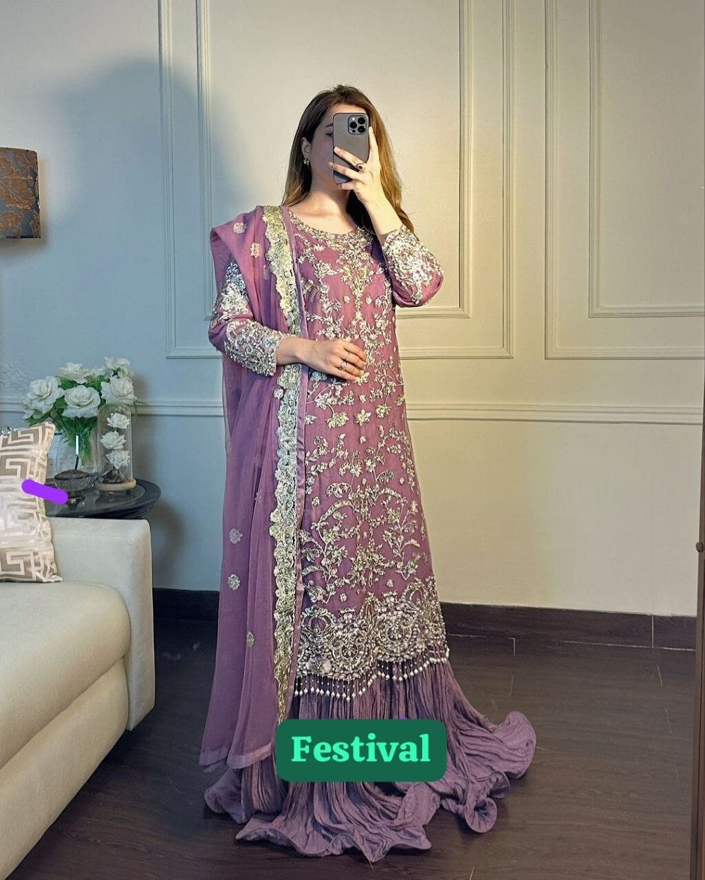 Women Dress Pakistani Salwar Kameez Readymade Suits Indian Wedding Party 3 Piece