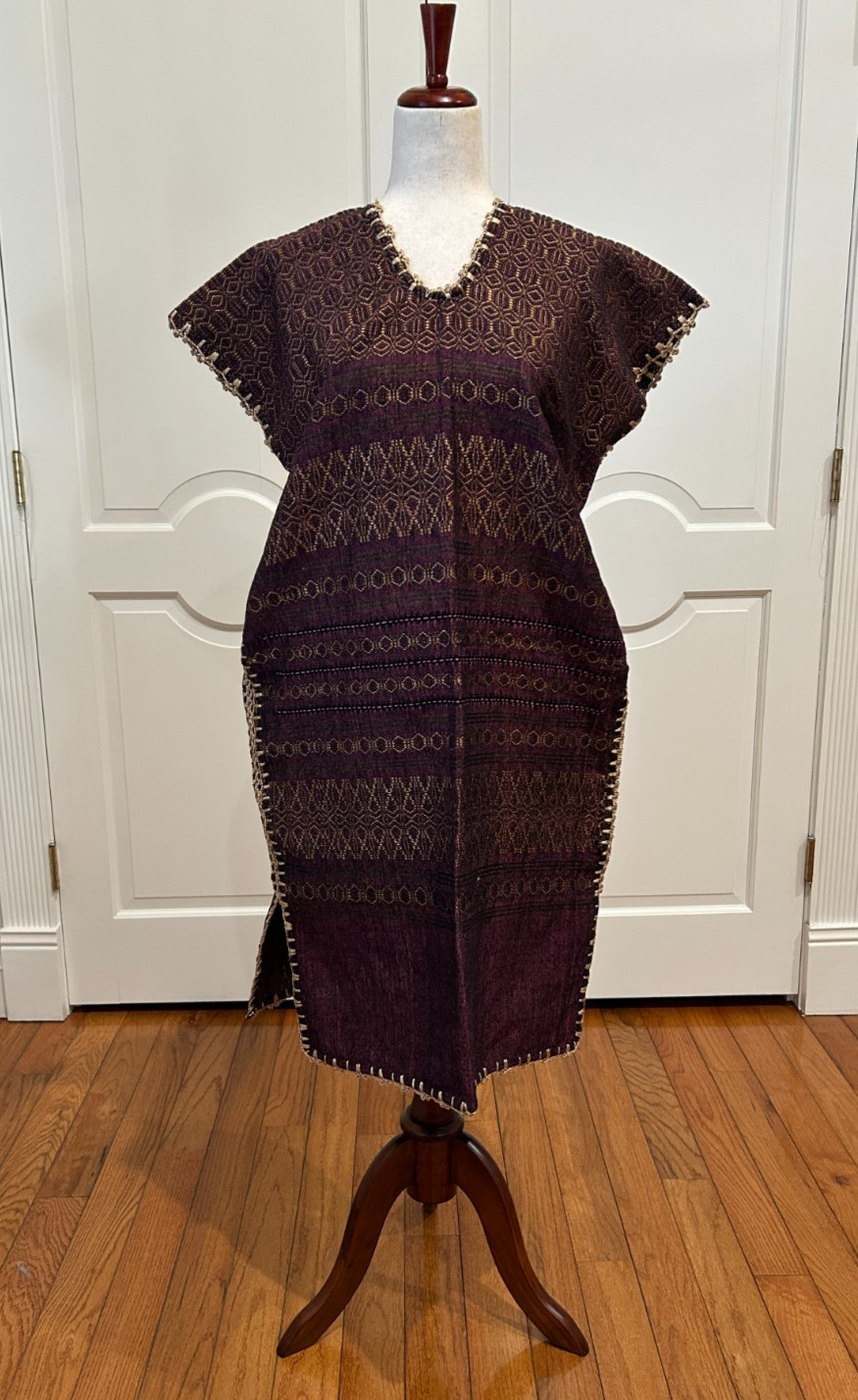 One of a Kind Pedal loom Mexican Dress! Summer Dress! Huipil style!