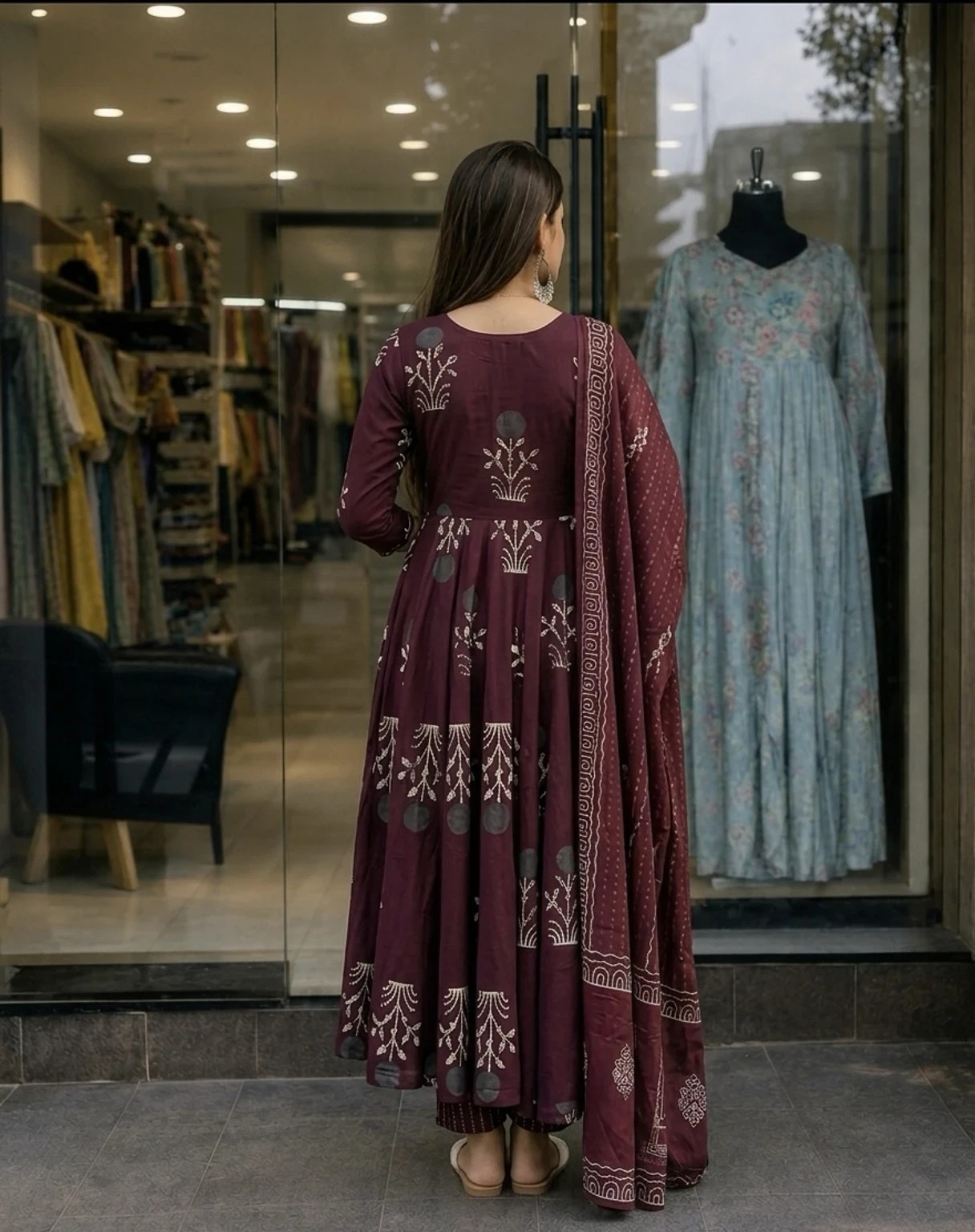 Women’s Printed Kurta Palazzo & Dupatta Set | Stylish Ethnic Wear Outfit
