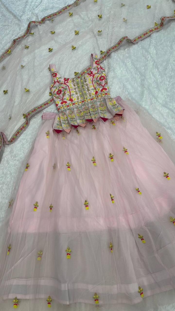 PRESENTING LATEST SOFT NET LEHENGA CHOLI WITH DUPATTA FOR ENGAGEMENT WEAR