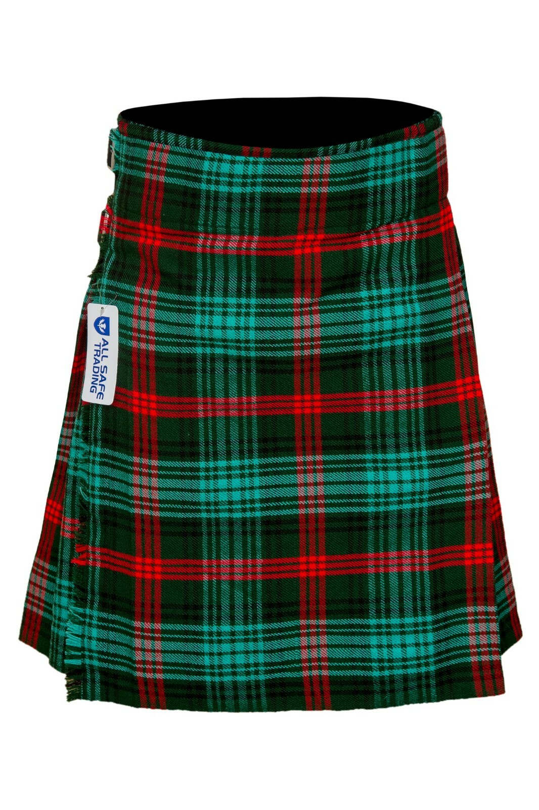 Men Scottish 9 Pieces 8 Yards Kilt Outfit with Sporran, Ross Hunting Tartan
