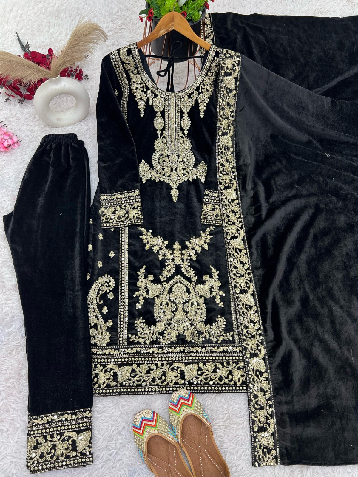 Salwar Kameez Pakistani Festive Wear Salwar Suit With Dupatta Readymade Dress