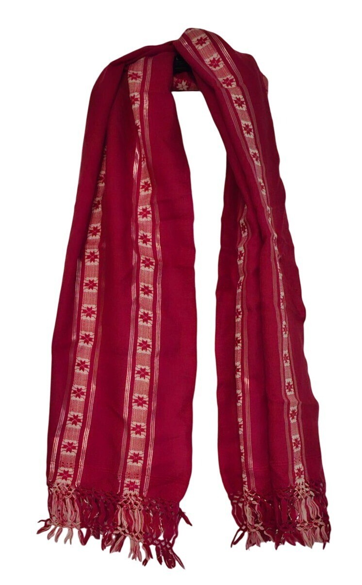 Traditional Indian Cotton Blend Dupatta Scarf Shawl Geometric Patterns