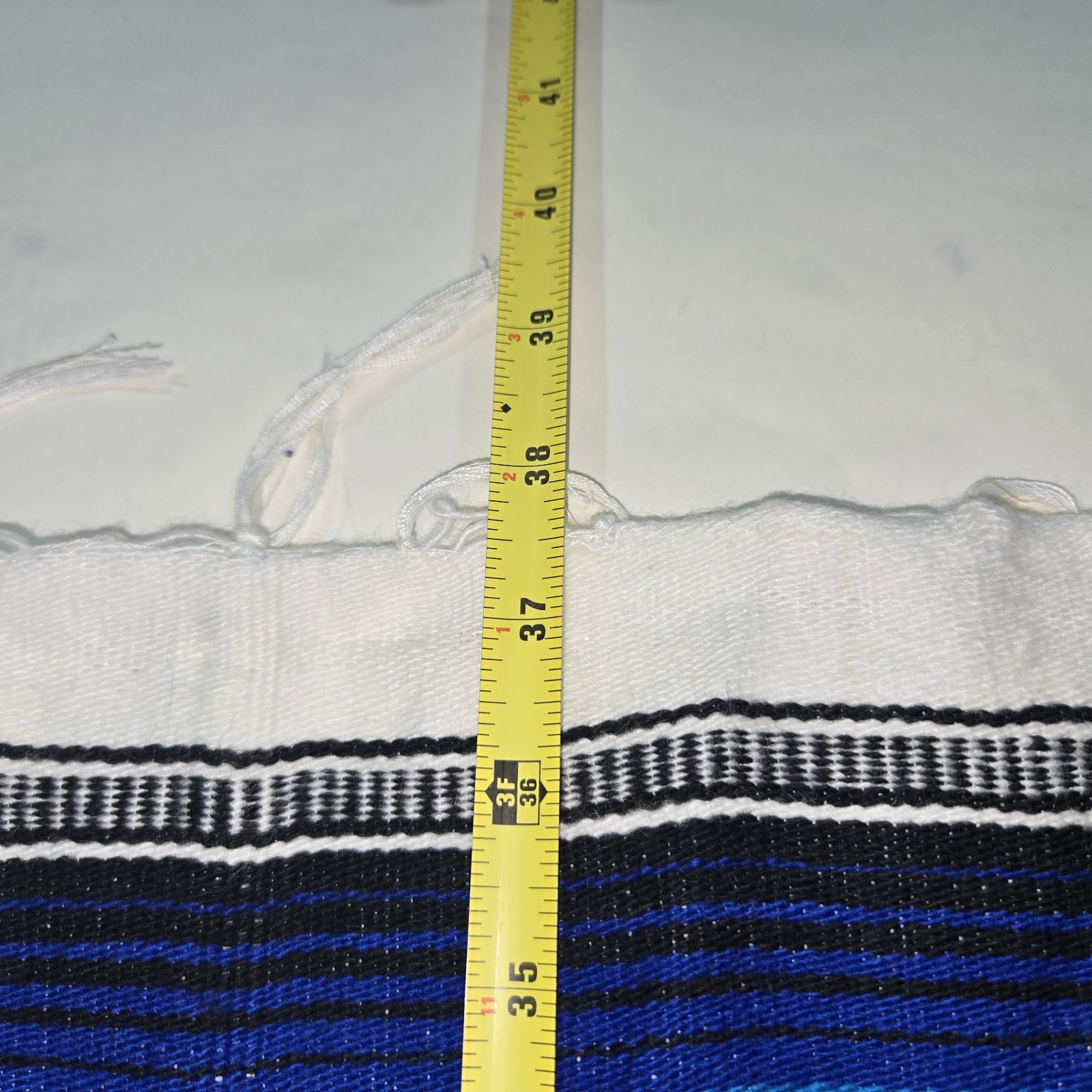 Mexican Jorongo Zarape Mexican Poncho Artesanal Winter No Tags