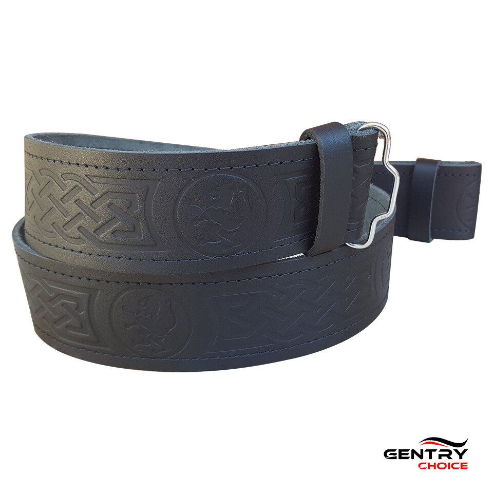 Scottish Rampant Lion Kilt Belt Highland Kilt Outfit Belt Traditional Kilt Wear