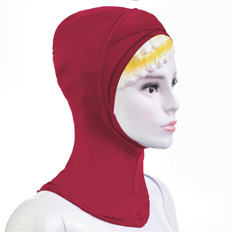 Women Sport Under Scarf Muslim Hijab Hat Islamic Amira Bonnet Caps Neck Cover