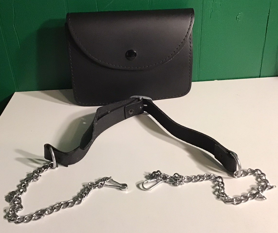 L&M Highland Outfitters Bag With Leather Chain Belt