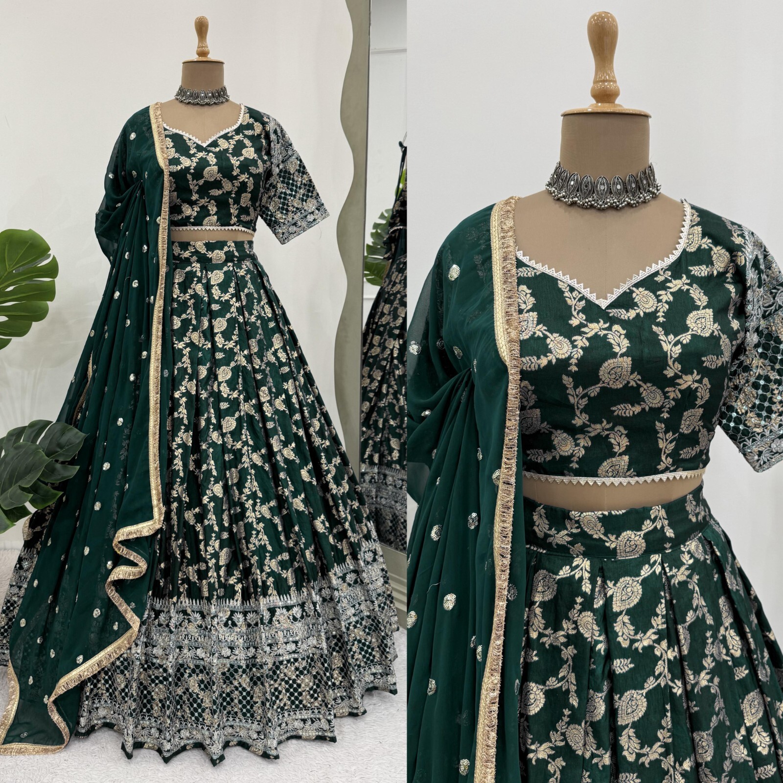 PARTY WEAR LEHENGA CHOLI INDIAN DESIGNER BOLLYWOOD LEHENGA WEDDING BRIDAL ETHNIC