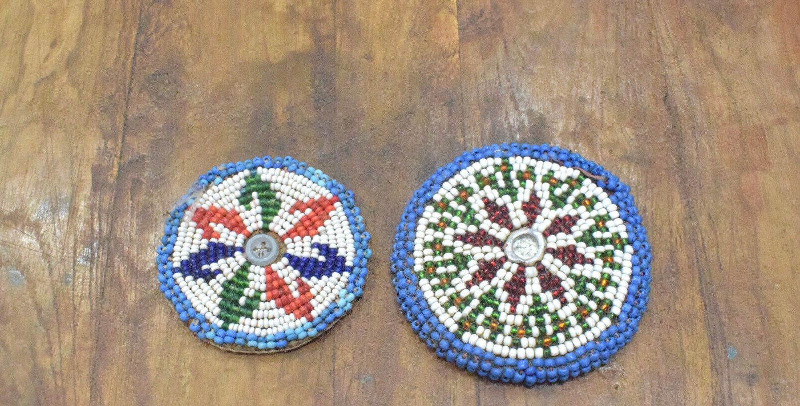 Middle Eastern Beaded Banjara Medallion Pairs