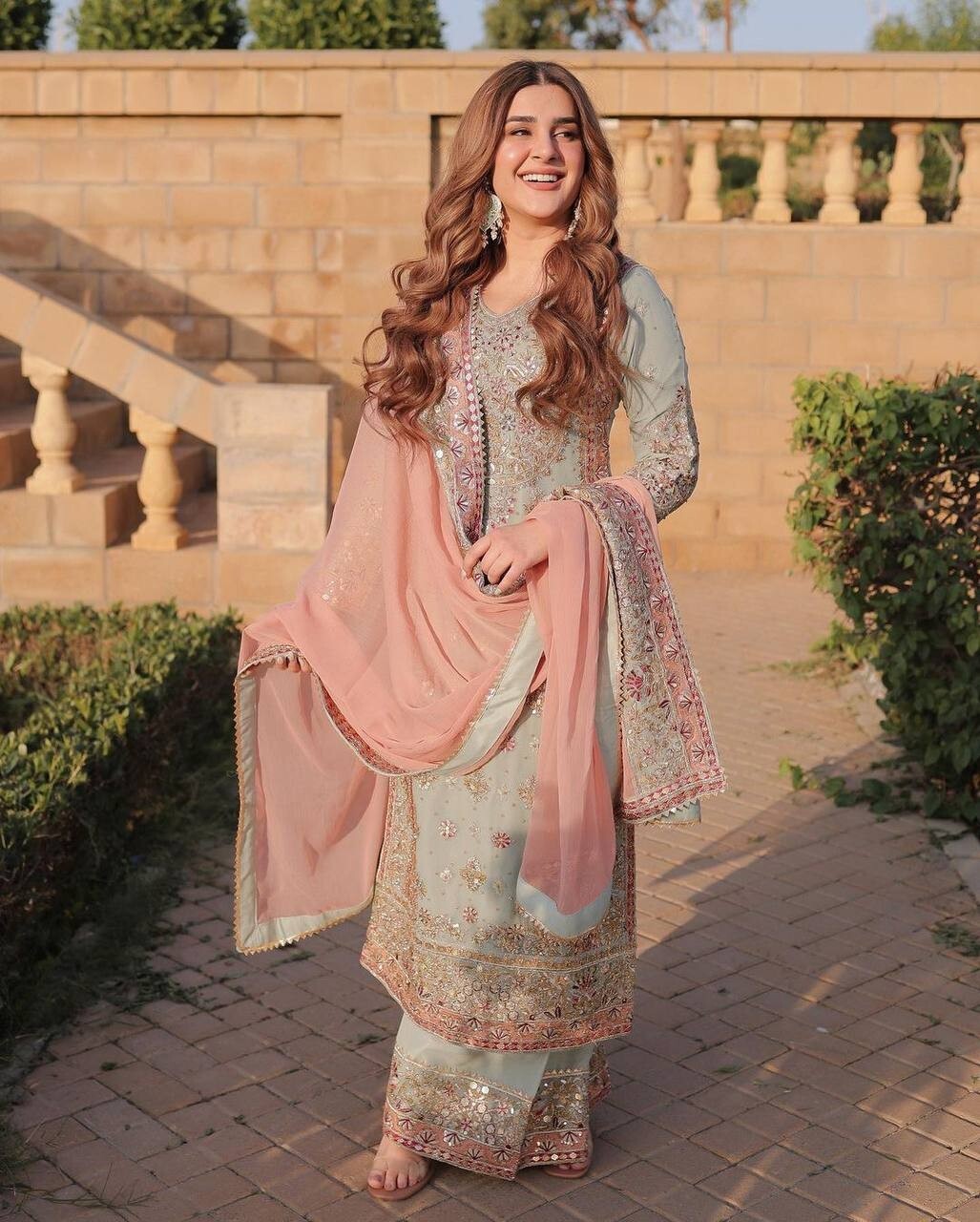 Women Dress Pakistani Salwar Kameez Readymade Suits Indian Wedding Party 3 Piece