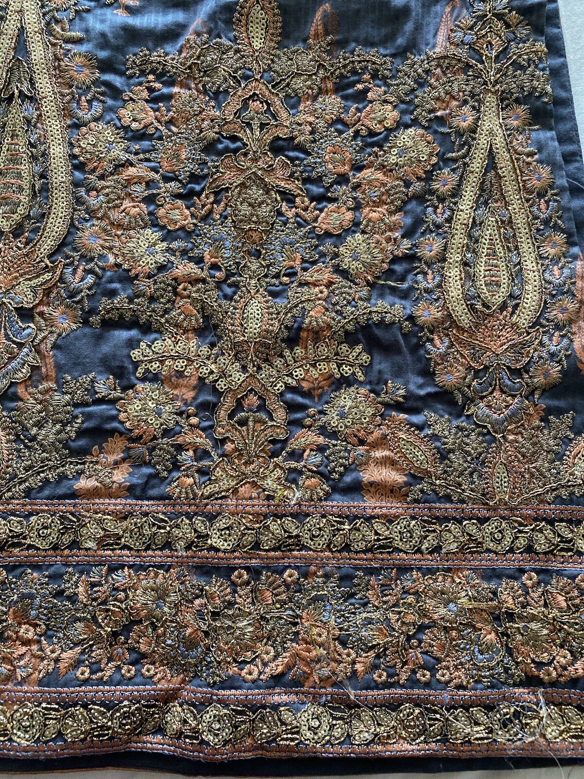 Pakistani/ Indian Original Branded Alkaram Festive Stitched -3Piece-Medium