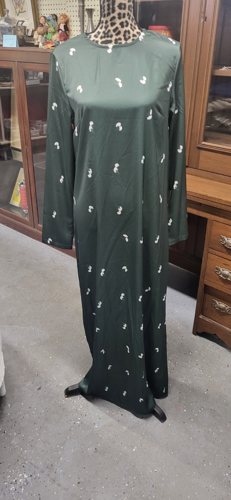 Fashion Women Long Sleeve Dress Belted Slim Gown Dubai Party Dresses S