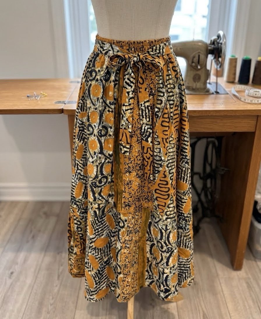 Real African Wax Prints Wide Leg Skirts