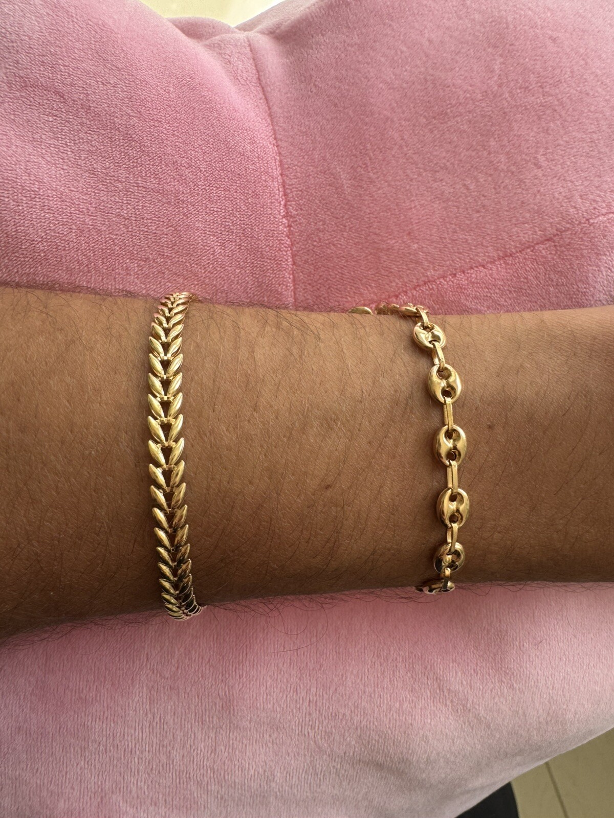 Bracelet 18k Yellow Gold /Bracelet 18k Gold /pulsera Oro 18k /$1200 Each