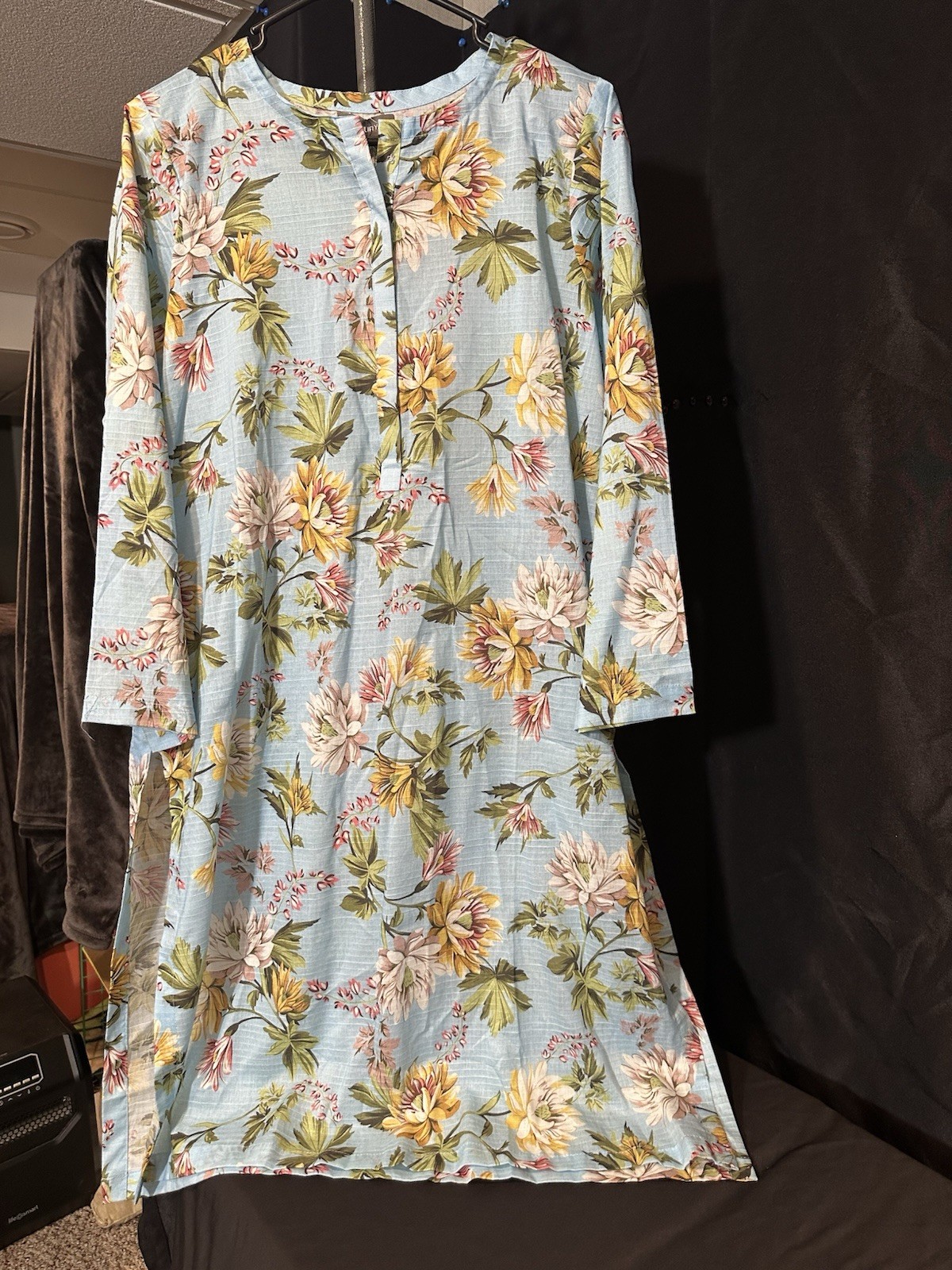 Zellbury Brand Lawn / Cotton Printed Shirt / Kurti – 1 Pc-medium & Large -$18