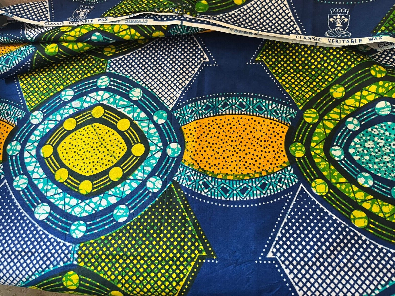 High End African Wax Print Classic Guaranteed Wax 3Yds x 45″ Cotton
