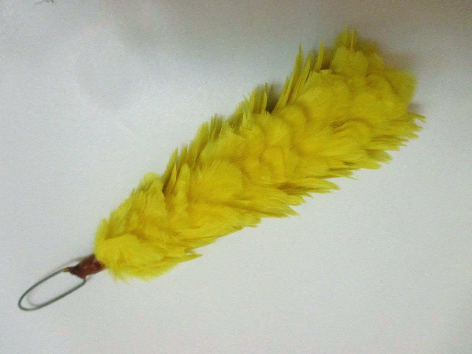 Yellow Feather Hackle 5 inch for Scottish Bonnet / Hat