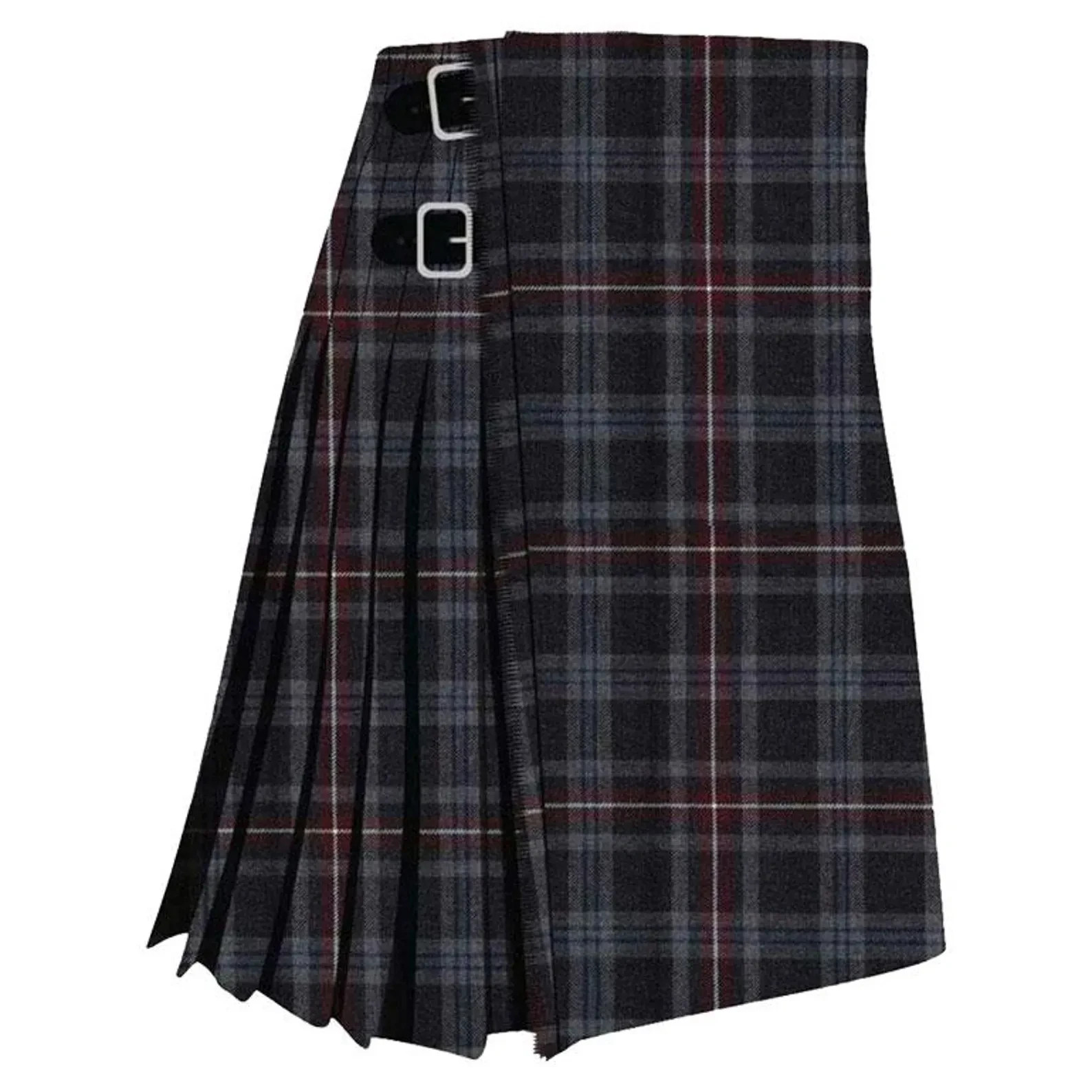 Men’s Scottish Hebridean Heather Modern Tartan Handmade Traditional 8 Yard Kilts