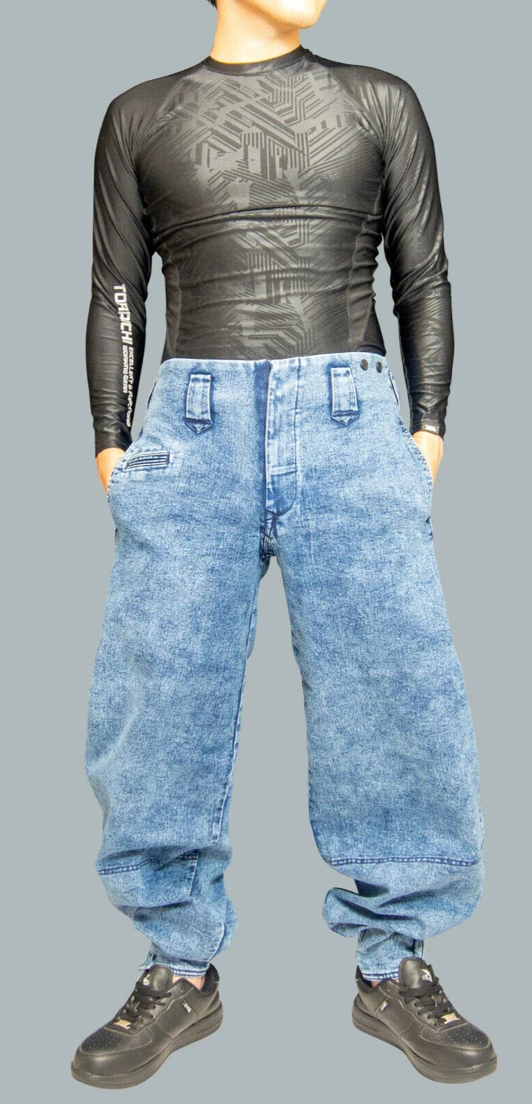 TORAICHI Denim Nikkapokka Japanese Tobi Work Pants High Quality Workwear New
